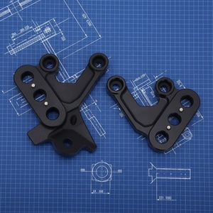 High Quality CNC Aluminum Alloy Footpeg Lowering <b>Bracket</b> Peg Drop Kit Extension Mount for Electric Off-road Motorcycle - Product Image 2