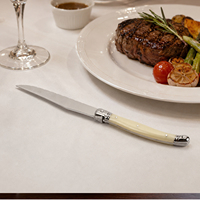 Couteau à steak de luxe en acier inoxydable Laguiole, ensemble de 6 couteaux de table dans un coffret cadeau