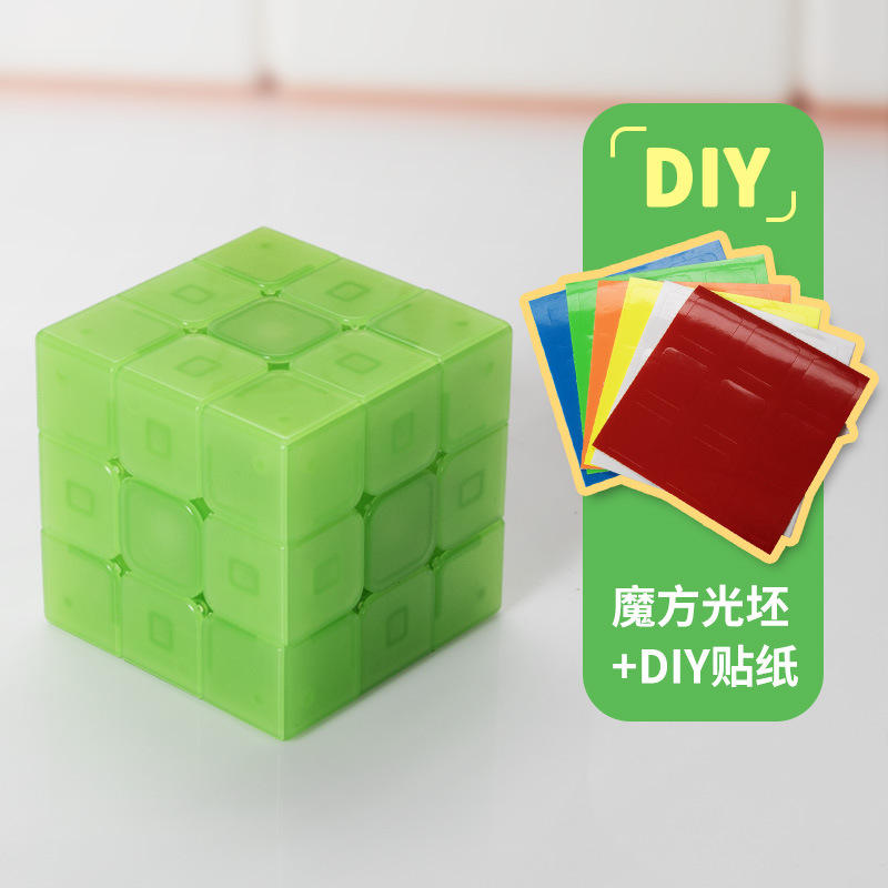 Trou rond de niveau 3 - Vert + autocollant + film de transfert