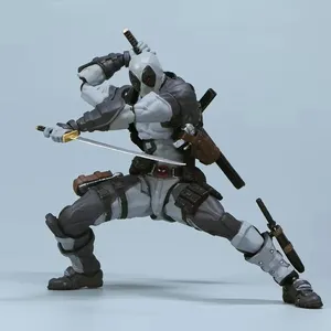 Figura de Acción AMAZING YAMAGUCHI Deadpool 2.0 Gris, Articulada, KAIYODO Wade SHF, Modelo de Película, Juguete para Niños, Regalo - Product Image 2