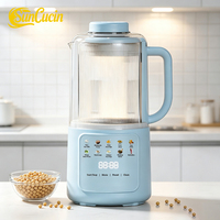 Machine à lait de soja 1,6 L à écran tactile, machine à lait de noix électrique, machine à lait de noix portable, machine à lait de soja personnalisée