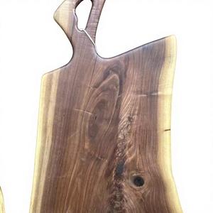 Planche à découper rectangulaire en bois d'acacia naturel de haute qualité, épaisse, avec poignée, pour la décoration de table et de cuisine (vente en gros) - Product Image 1