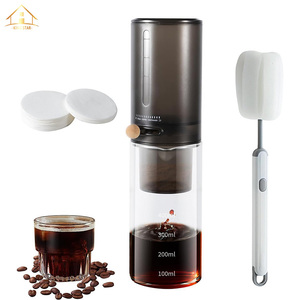 เครื่องชงกาแฟแบบดริป4ถ้วยและ600มล. เครื่องชงกาแฟแบบดริปเรียบช้าแบบหยดเย็นเครื่องบดกาแฟเข้มข้น - Product Image 1