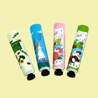 Tube souple anti-fuite en aluminium-plastique de 35 ml pour crème pour les mains, avec bouchon à vis de 12,7-35 mm, conception personnalisée avec impression UV