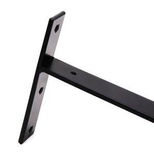 Regal halterungen Verdickte schwimmende Hoch leistungs regal halterung Wand montage Industrielle Metall Dekorative Regal halterungen mit Lippe - Product Image 4