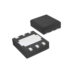Ligne de production de composants électroniques 6 WFDFN avec pad exposé, fabricant de circuits intégrés (IC) de canal, régulateur linéaire 3.35V 700MA 6USPB XC6210C33ADR-G - Product Image 1