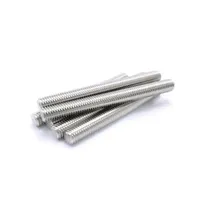 DIN Standard Stainless Steel Double End Threaded Rod with Plain Finish Hex Bolt Type