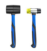 Hiyes เครื่องมือช่างทำจากยาง PP TPR และค้อนพลาสติกที่จับไฟเบอร์กลาสขนาด40มม. (1-9/16 ") จากโรงงานจีนสั่งทำ - Product Image 2