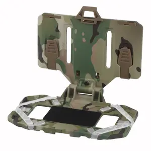 Outdoor Universal Tactical Chest Rig Pouch Adicionar Tactical Equipment Phone Holder Folding navegação pad