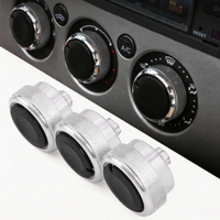 Kompatibel dengan Focus MK2 2005-2014 Tombol AC Aluminium yang Dimodifikasi untuk Dashboard, Tombol Kontrol Pendingin Udara