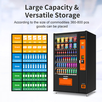 Offre spéciale Snack Boissons AFEN Combo automatique intelligent Distributeur automatique d'aliments et de boissons