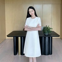 Robe pour femmes, tenue de bureau pour femmes, robe formelle en deux pièces ivoire, vêtements de carrière, OEM ODM
