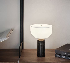 Đá Cẩm Thạch cơ sở sang trọng đầu Giường hiện đại bảng đèn góc LED Bàn Cạnh Giường ngủ đèn - Product Image 1
