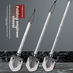 Factory Compact Folding Multitool Camping Shovel Industrial Grade Survival Tool for Hiking <b>Backpacking</b> Emergency Situations - Product Image 4