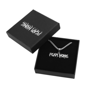 <span class=keywords><strong>Collar</strong></span> con <span class=keywords><strong>Nombre</strong></span> Personalizado de Acero Inoxidable, Colgante Personalizado con Forma a Medida para Hombre, con Caja de Empaque - Product Image 5