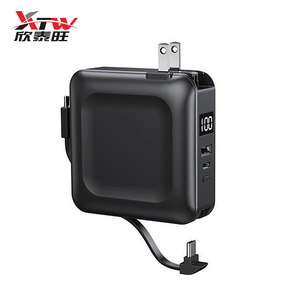 Hot Selling Support Custom Logo Mini Power Bank 15000mah Mobile Charger Promotional Gift Portable Power Bank