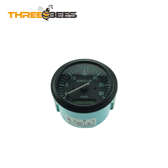 Diesel Engine Tachometer 3049555 Tacho Hour Gauge Speed Stopwatch