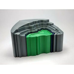 Modelo de demostración comercial: corte y vista explosiva de productos impresos en 3D FDM, desde 90 € la pieza - Product Image 1
