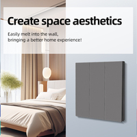 Interrupteurs muraux OEM en promotion : design moderne, 1/2/3/4 gangs, interrupteur mural PC, prise électrique universelle