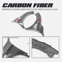 Rejilla de Ventilación Superior Delantera de Fibra de Carbono EPR para Civic Type R MK5 FK7 FK8 10.ª Generación FC1 - Acabado Pulido