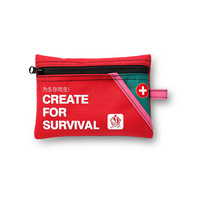 Just Go Trousse d'urgence tactique de premiers soins en plein air Équipement de survie avec sac d'insectes SOS pour Camping Randonnée Kit de survie Outils