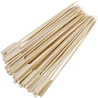 Brochettes et bâtonnets de bambou jetables pour barbecue - Polies, faciles à nettoyer, fourniture directe d'usine, compostables, écologiques