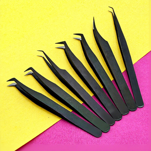 ขนตาปลอมสำหรับต่อขนตาแบบรัสเซียปลายแหลมแบบโค้ง90องศา - Product Image 1