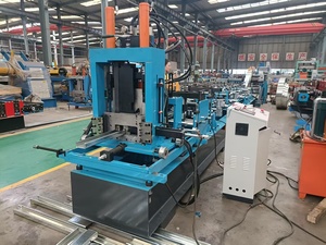 Máquina de fabricación de correas C <span class=keywords><strong>Z</strong></span> más barata, marco de acero, acero C U <span class=keywords><strong>Z</strong></span> W en forma de L, perfil de correa, máquina formadora de rollos - Product Image 3