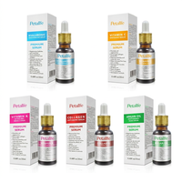 Ensemble de sérums pour le visage en marque propre, vitamine C, rétinol, acide hyaluronique, collagène, huile d'argan, sérum éclaircissant anti-âge pour le soin de la peau, 20 ml