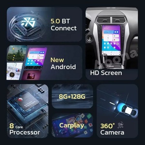 128G 14.4 Inch Car Radio for Ford Explorer 2011-2019 Android 13 Qualcomm Multimedia GPS Navigation Player Touch Screen Head Unit - Product Image 3