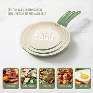 Sartén sin Tapa E-Top Verde, Utensilio de Cocina de Hierro Fundido, para Huevos, Pasteles, Verduras, Pasta, con Mango Ergonómico - Product Image 2