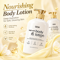 Lotion Corporelle Éclaircissante SPF 50+ 500ML Marque Blanche Parfum Frais Glutathion Niacinamide Curcuma Acide Kojique Hydratant Corporel