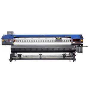 China Produktion Öko-Lösungsmittel-Tintenstrahldrucker 3,2 m Vier Druckköpfe automatisches Neuzustellpapier 3200 mm günstiger Preis