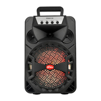 Zqs6139 pour Bluetooth extérieur Portable 6 pouces carte Audio Subwoofer RVB LED pour Home Theatre Parties étapes ordinateur lampe haut-parleur
