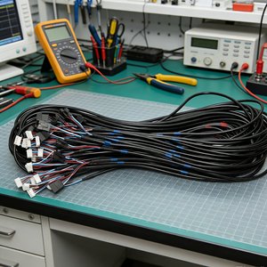 带颜色编码电线的批量多连接器线束组件，适用于商业制冷、暖通空调和工业设备 - Product Image 3