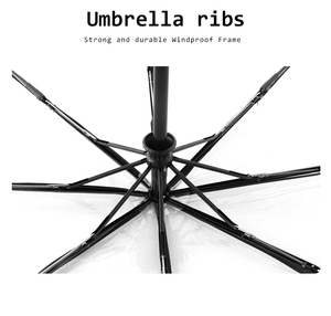 Parasol en pvc de haute qualité Dôme de parapluie transparent Fabricant de parapluie automatique 3 parapluie pliant en matériau poe - Product Image 4