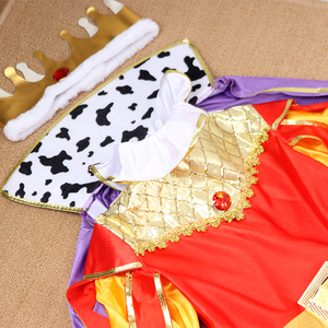 Nouveau <span class=keywords><strong>Prince</strong></span> roi personnage TV Cosplay Costume <span class=keywords><strong>pour</strong></span> garçons filles déguisement <span class=keywords><strong>pour</strong></span> carnaval et Halloween cadeau d'anniversaire - Product Image 4