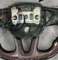 Volant de direction en fibre de carbone personnalisé de luxe pour Dodge Charger Challenger SRT Hellcat, accessoires intérieurs pour voitures sport, fabrication en usine