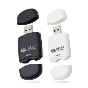 USB3.0 pembaca kartu memori Mini dua kartu, transmisi kecepatan tinggi kompatibel dengan komputer dan ponsel 5GBP