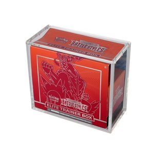กล่องอะคริลิคใสแบบกำหนดเองสำหรับใส่การ์ดโปเกมอน ETB พร้อมแม่เหล็ก - Product Image 5