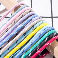 Fil acrylique coloré à pois de 5 mm, mélange de fils, corde ronde tressée, résistante à l'usure, corde Miu pour pendentif tissé en DIY, vêtements, ceinture, chapeau