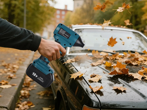 <span class=keywords><strong>Souffleur</strong></span> à feuilles sans fil GRVODFRTA compatible avec la batterie <span class=keywords><strong>Makita</strong></span> 18V, matériau ABS, 96000 tr/min pour souffler les feuilles - Product Image 3