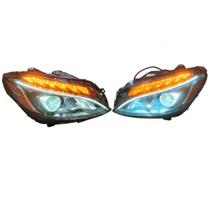 Gruppo Fari a LED Versione USA per <span class=keywords><strong>Mercedes</strong></span> Classe C W205 <span class=keywords><strong>C200</strong></span> C260 C300 2015-2018, Proiettore OEM A2059061561 Plug&Play - Product Image 2
