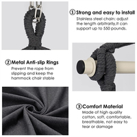 Leichte Camping-Hängematte Tragbare Einpersonen-Reise-Schaukel Nylon-Camping-Hängematte