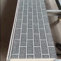 Panneau sandwich en polyuréthane pour décoration murale de bâtiment, bon marché et de haute qualité, ignifuge, imperméable, isolation thermique, panneau extérieur