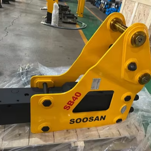 Componentes principales del cuerpo del martillo hidráulico modelo SB40 Box-Side-Top: Cincel de 68 mm, bomba y motor para martillos de 4.0-7.0 toneladas - Product Image 1