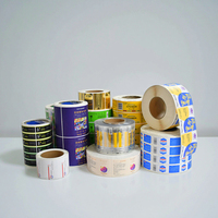 Étiquettes de produits de soin de la peau personnalisées numériques UV imperméables résistantes à la chaleur, papier adhésif d'impression, étiquette de bouteille cosmétique, autocollant
