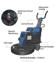 Mesin Poles Lantai Manual JINGKUN G27 Kecepatan Tinggi, Motor 7.5kw Daya Tinggi, Tegangan 380V/220V, Efisiensi Tinggi