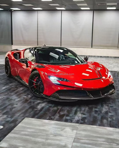 ชุดแต่งคาร์บอนไฟเบอร์แห้งสำหรับ Ferrari SF90 รุ่น SF90 NT-style  พร้อมดิฟฟิวเซอร์อากาศด้านหน้าและช่องรับอากาศด้านข้าง - Product Image 2