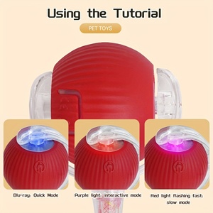 Wholesale Indoor <strong>Cat</strong> Interactive Ball <strong>Toy</strong> With Elastic Net Tail Automatic Moving Ball <strong>Toy</strong> Activation Electric <strong>Cat</strong> <strong>Toy</strong> - Product Image 5